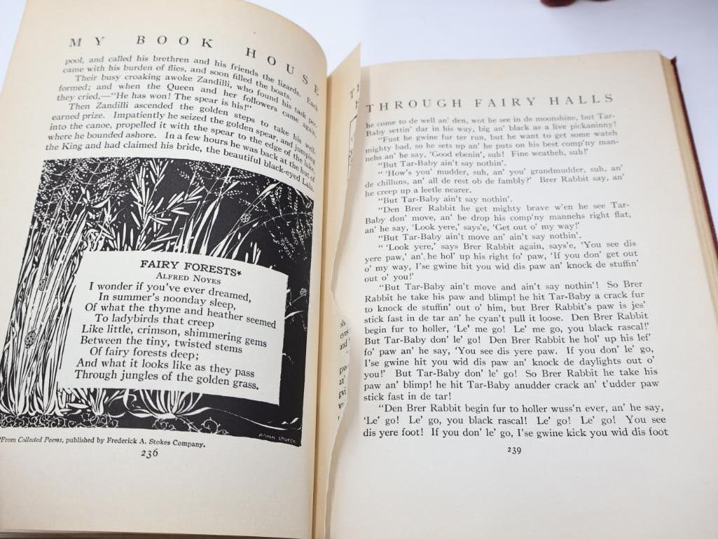 Antique 'My Bookhouse' Children Folktales Books - 8