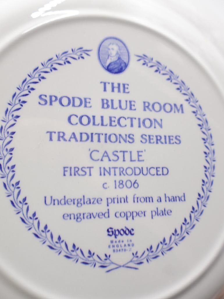 Various Spode Blue Transferware Plates - 19