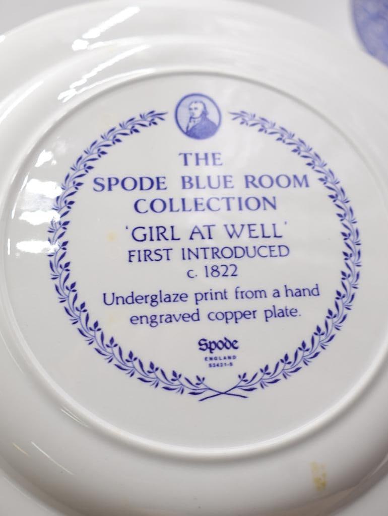 Various Spode Blue Transferware Plate Pairs and More - 12