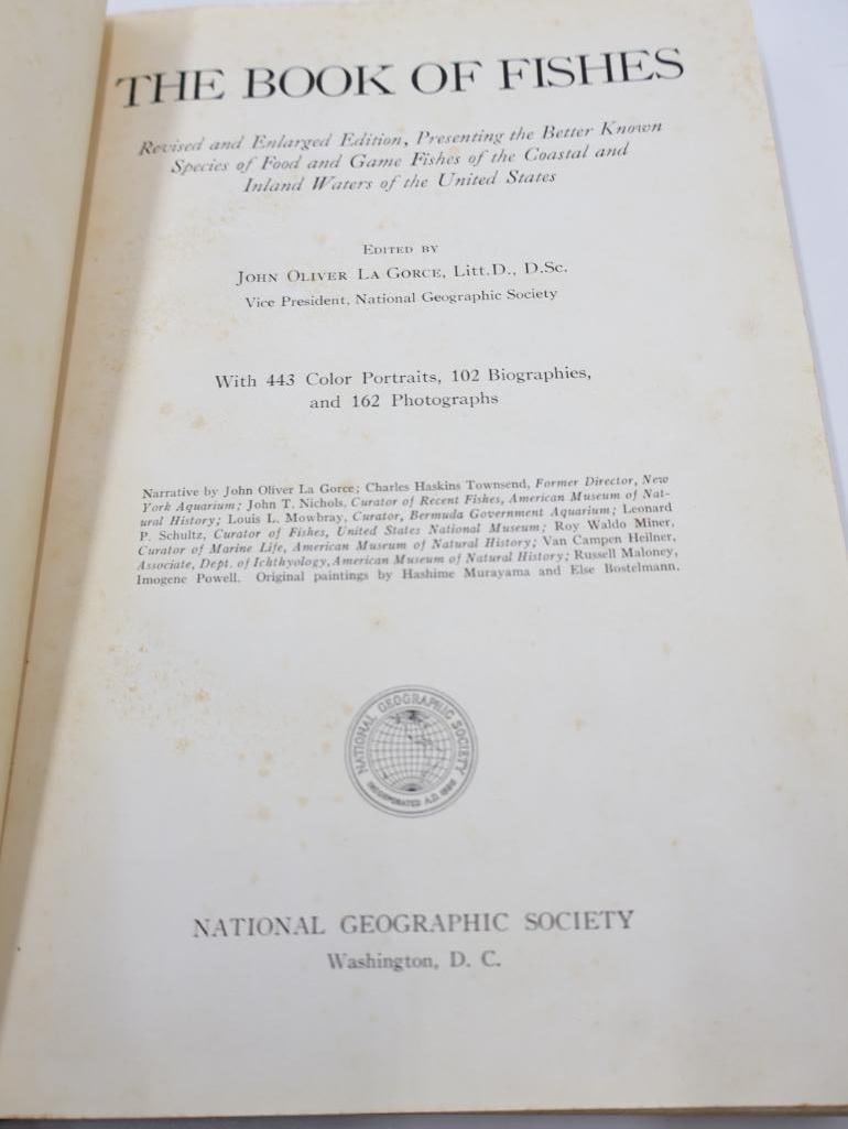Three Vintage National Geographic Books of Birds and Fishes - 16