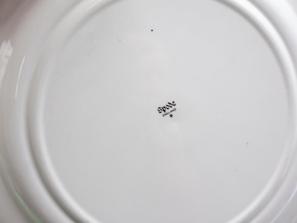 Set of Spode Blue Transferware Camilla Plates - 13