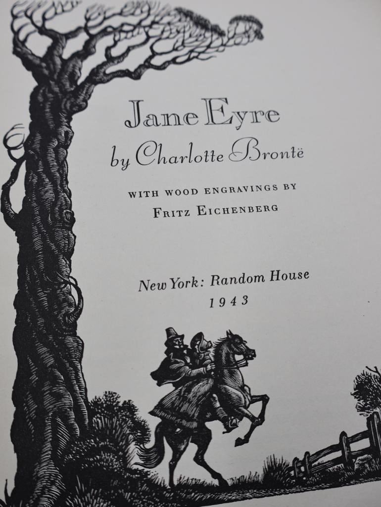1943 Random House Set of Bronte Sister Books - 12