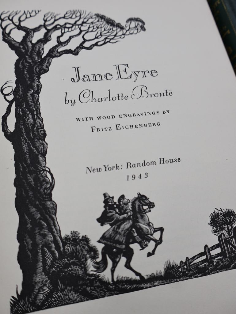 1943 Random House Set of Bronte Sister Books - 8