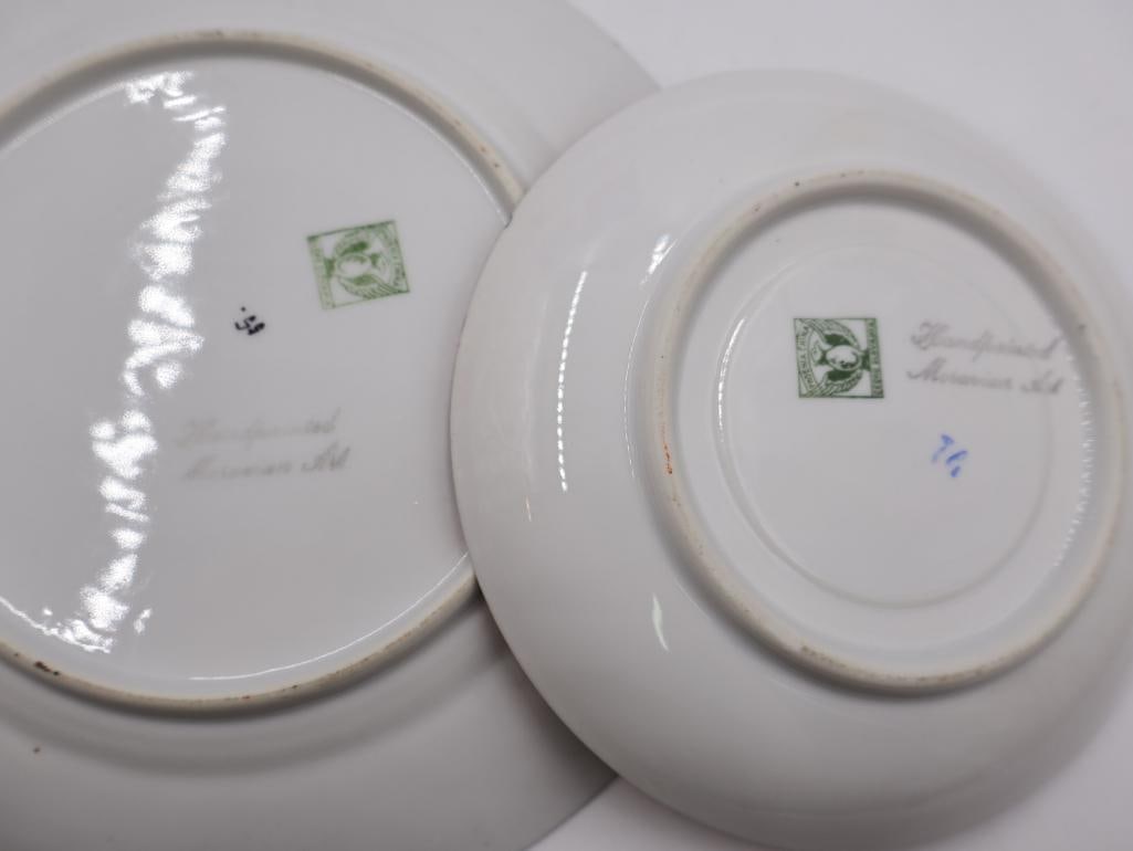 Collection of Vintage Orange and Blue Dishes - 14