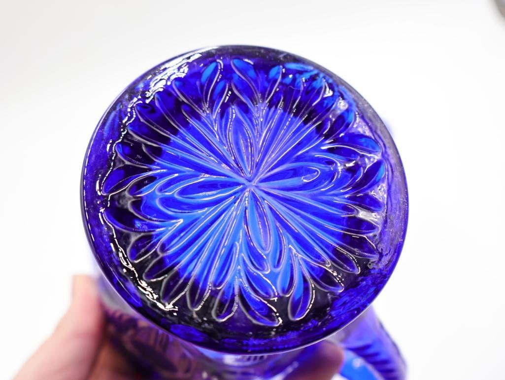 Collection of Vintage Orange and Blue Dishes - 18