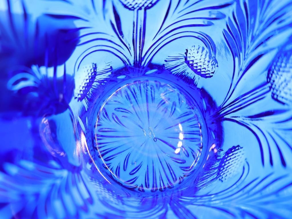 Collection of Vintage Orange and Blue Dishes - 19