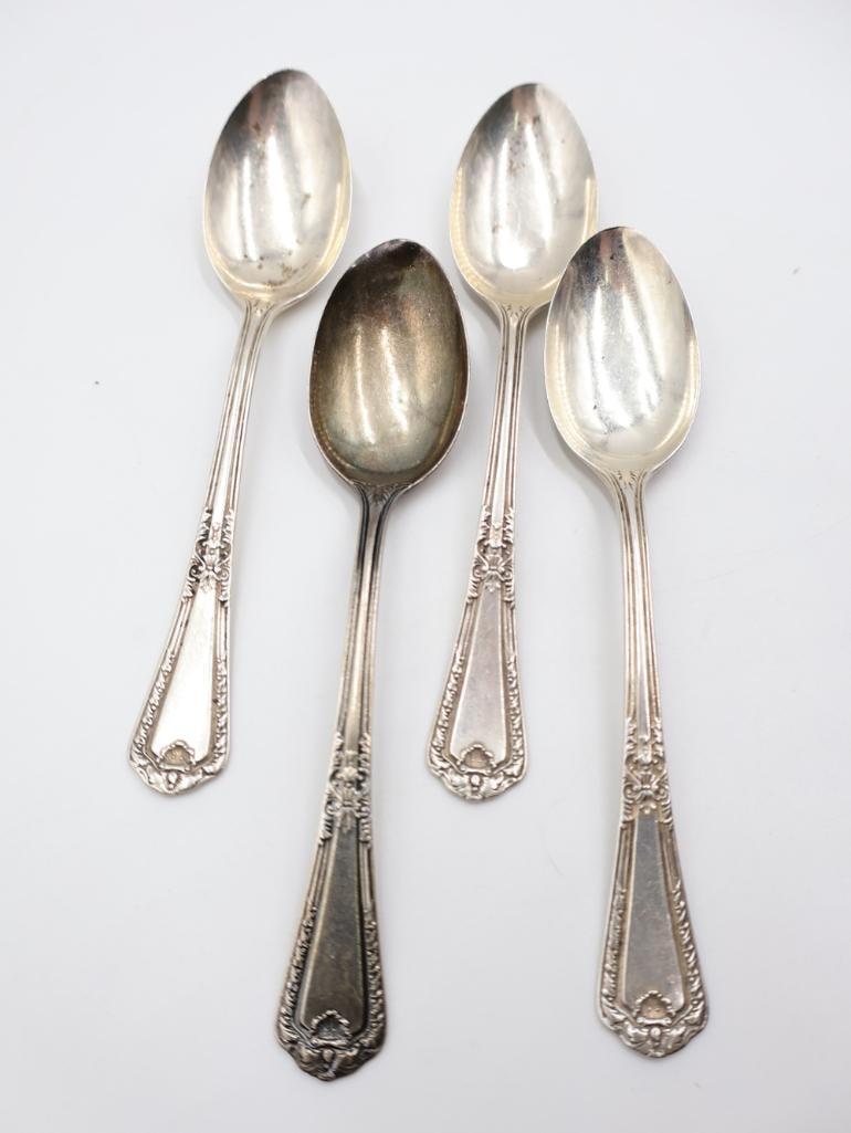 Three Sets of Sterling Silver Spoons - 12