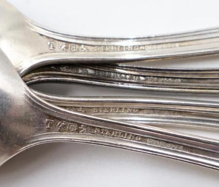 Three Sets of Sterling Silver Spoons - 13