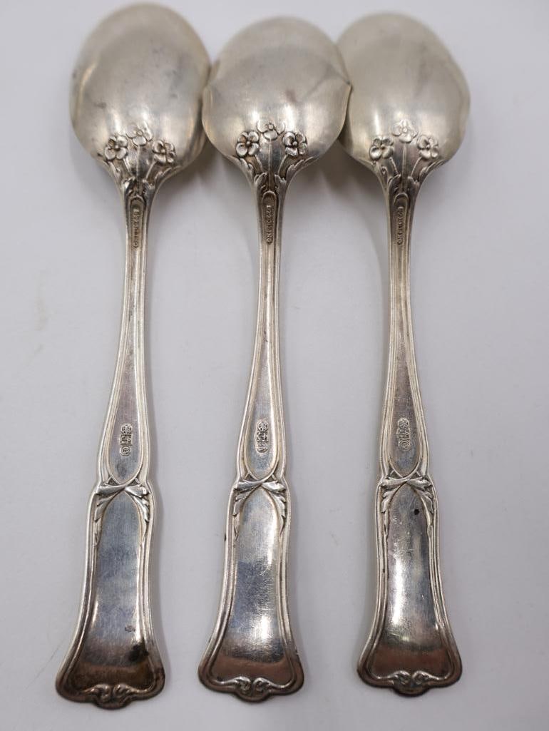 Three Sets of Sterling Silver Spoons - 5