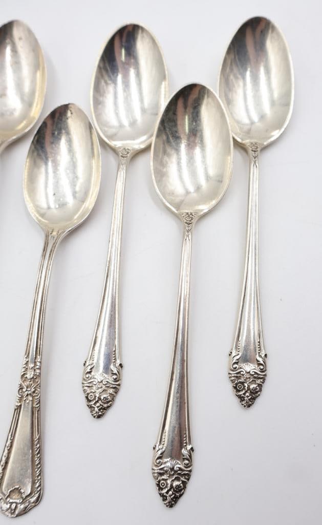 Three Sets of Sterling Silver Spoons - 9