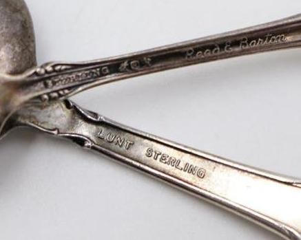 Six Sterling Silver Spoons - 10