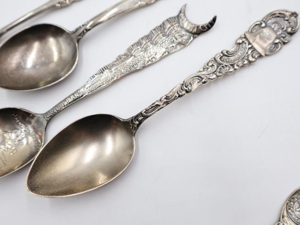 Six Sterling Silver Spoons - 5