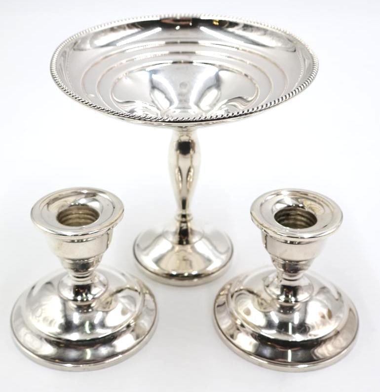 Three Weighted Sterling Silver Pieces (1 of 8)