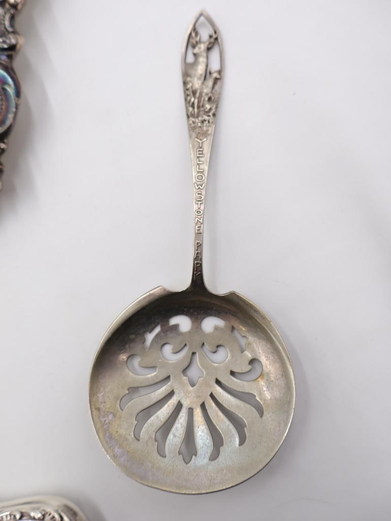 Collection of Silver Plated and Sterling Silver Handle Serving Utensils - 11