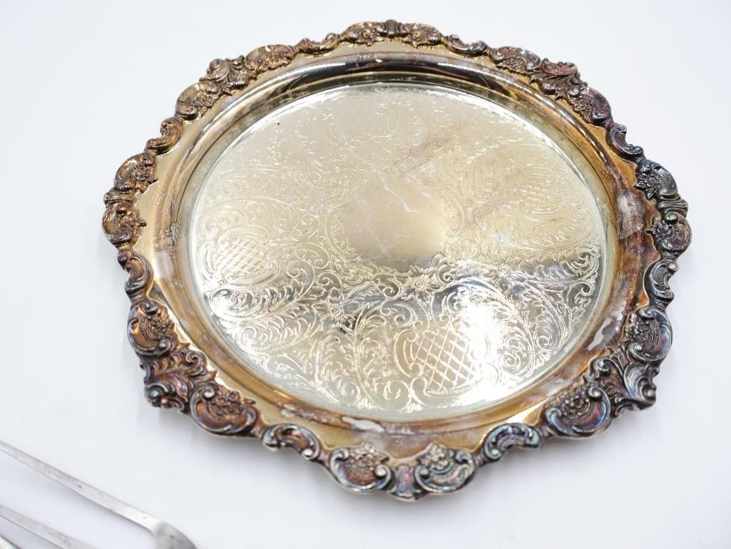 Collection of Silver Plated and Sterling Silver Handle Serving Utensils - 19