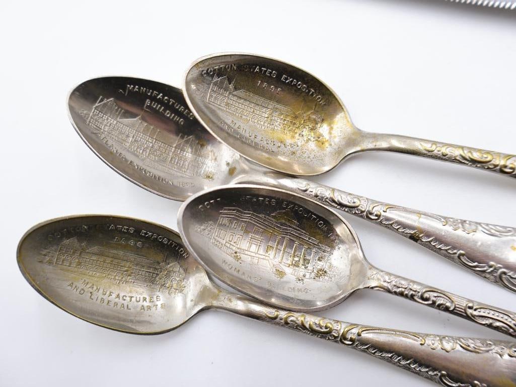 Collection of Silver Plated and Sterling Silver Handle Serving Utensils - 3