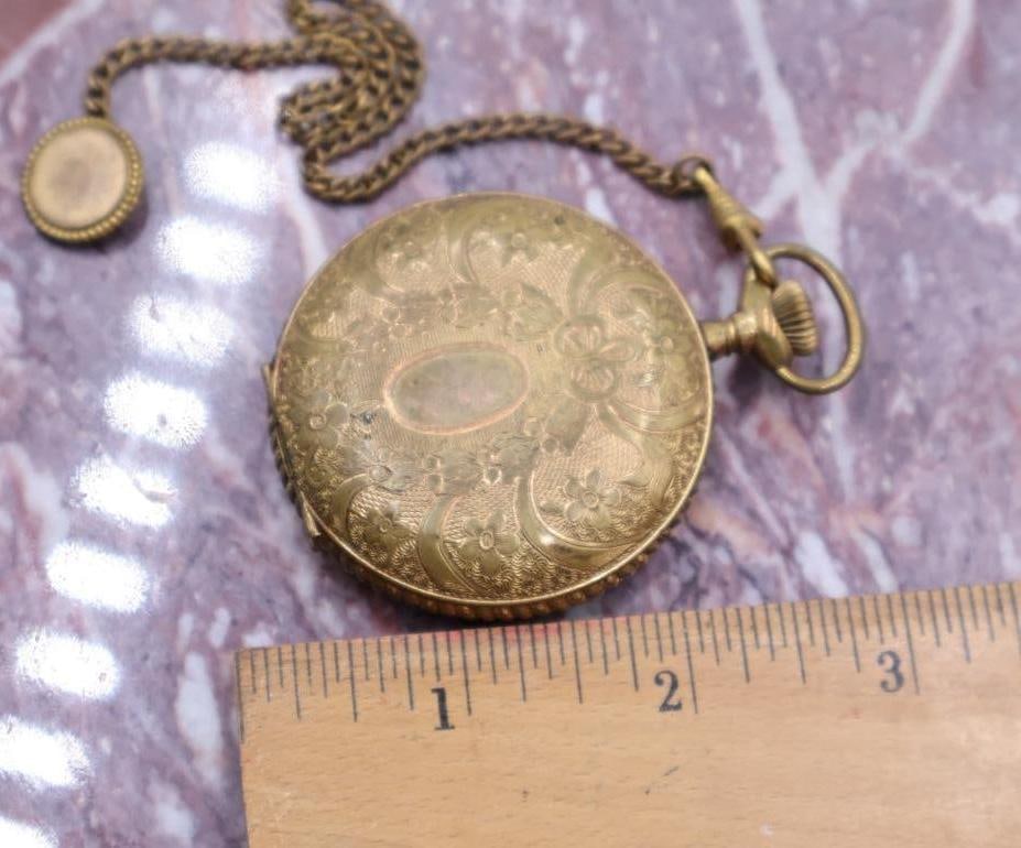 Antique Vigilant Ornate Double Hunter Pocket Watch - 2