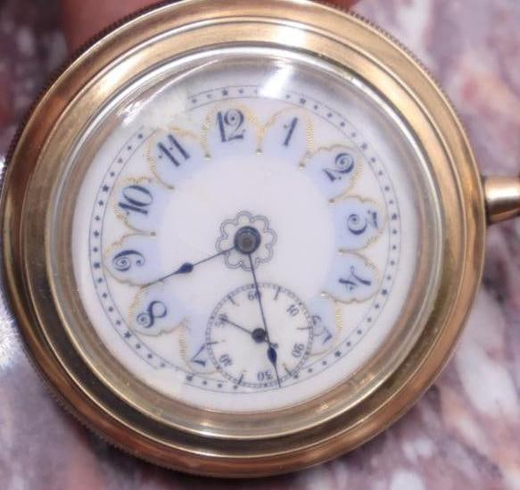 Antique Half Hunter Elgin Pocket Watch - 3