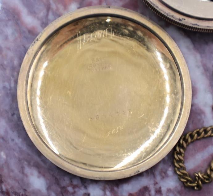 Antique Half Hunter Elgin Pocket Watch - 6
