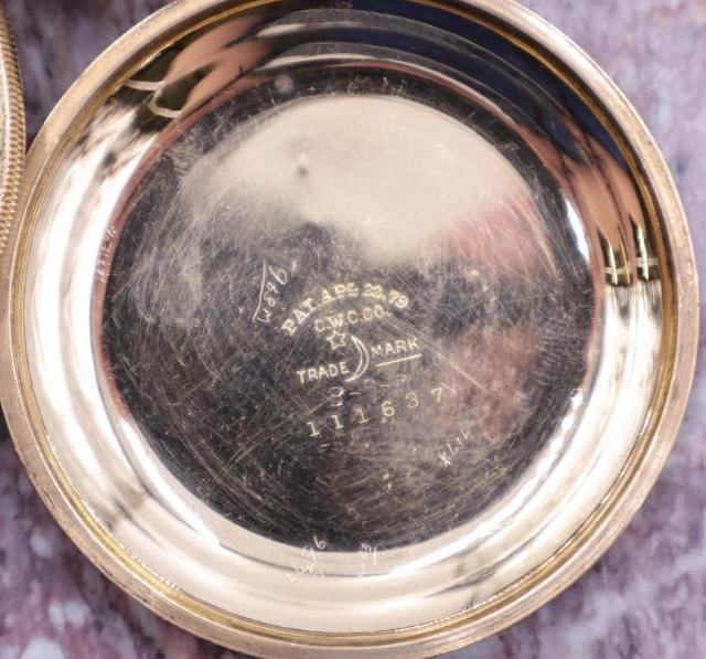 Antique Seth Thomas Railroad Open Pocket Watch - 6