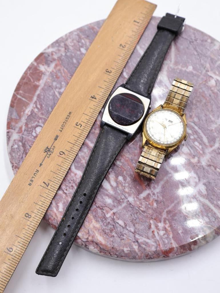 Antique Enicar and Texas Instruments Watches - 2