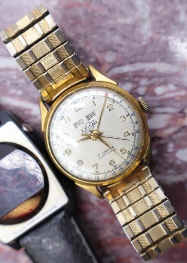 Antique Enicar and Texas Instruments Watches - 3