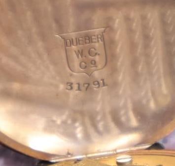 Antique Double Hunter Hampden Watch Co. Pocket Watch - 8