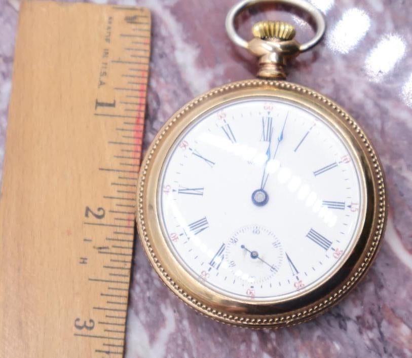 Antique Waltham Open Face Pocket Watch - 2