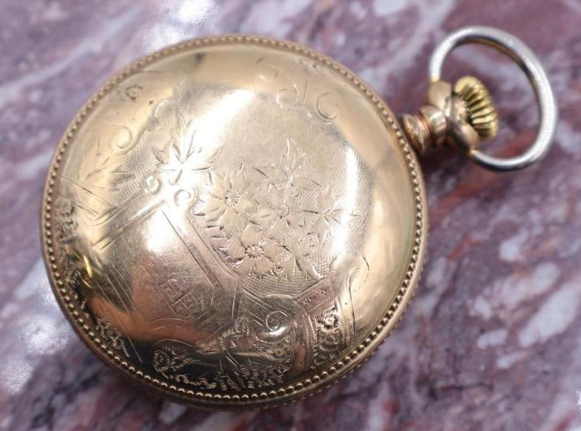 Antique Waltham Open Face Pocket Watch - 3