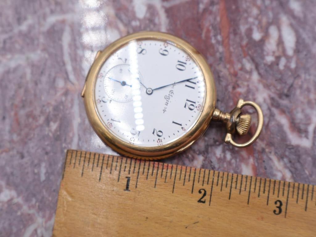 Antique Elgin Railroad Pocket Watch - 2