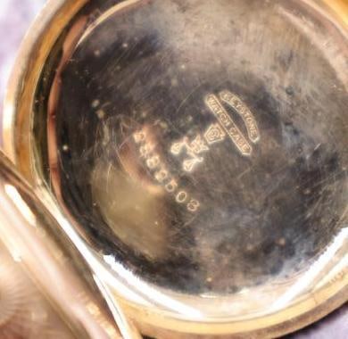 Antique Elgin Gold Plated Ornate Double Hunter Pocket Watch - 6