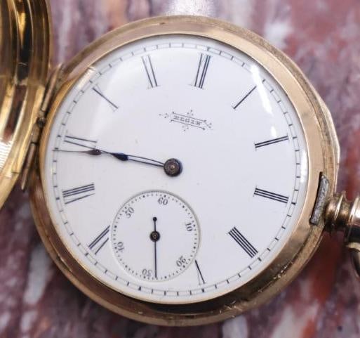 Antique Elgin Eloquent Double Hunter Pocket Watch - 5