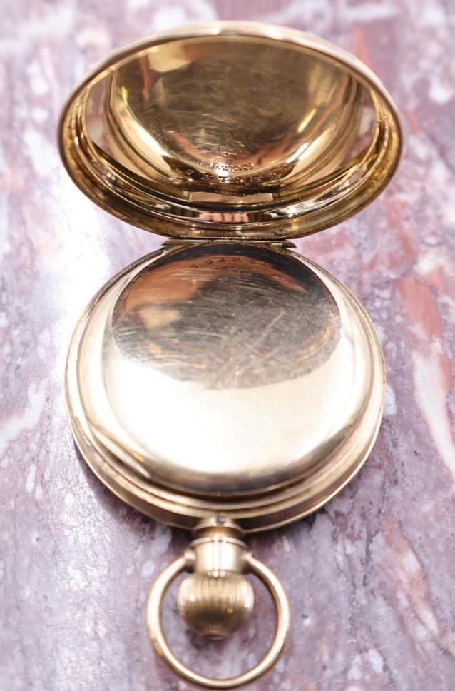Antique Elgin Eloquent Double Hunter Pocket Watch - 7