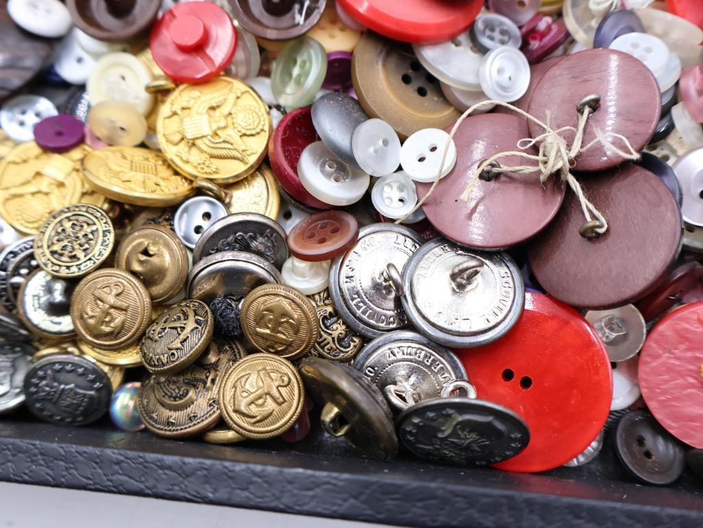 Large Collection of Buttons - 10