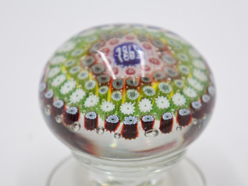 Two Vintage Glass Paperweights - 7