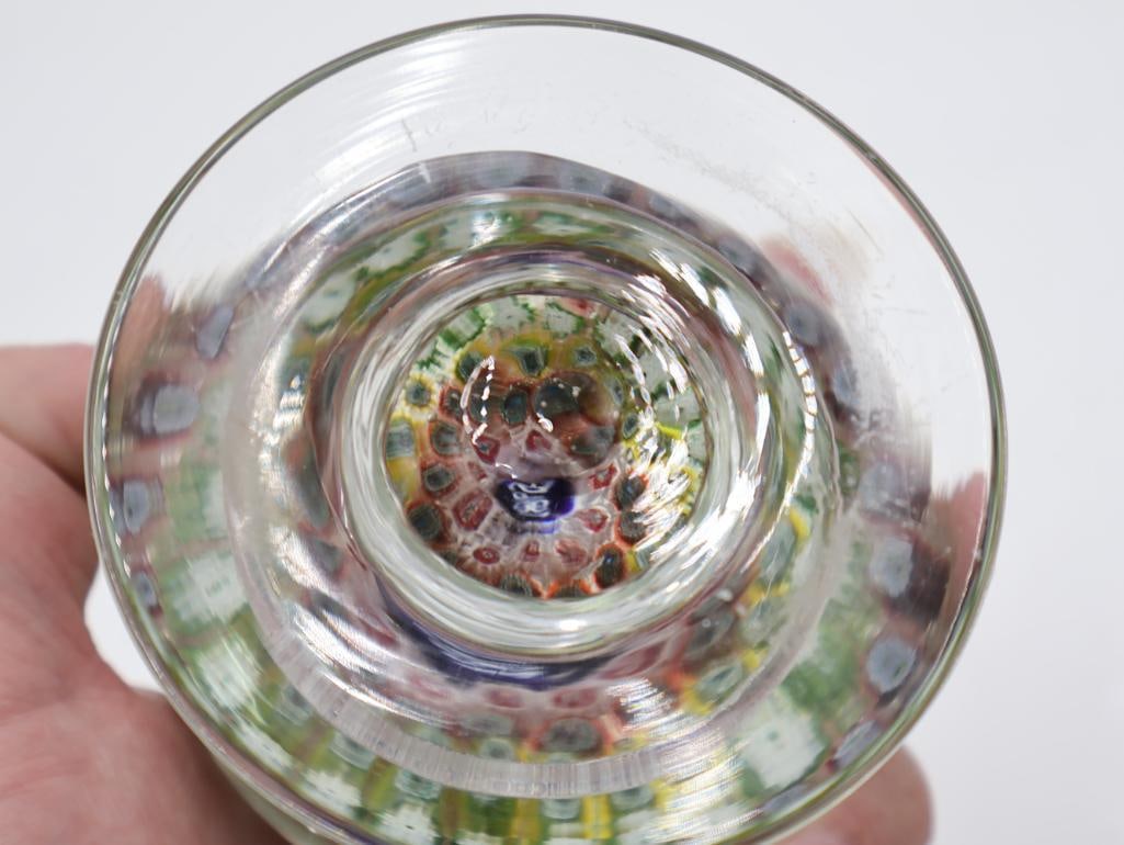 Two Vintage Glass Paperweights - 9
