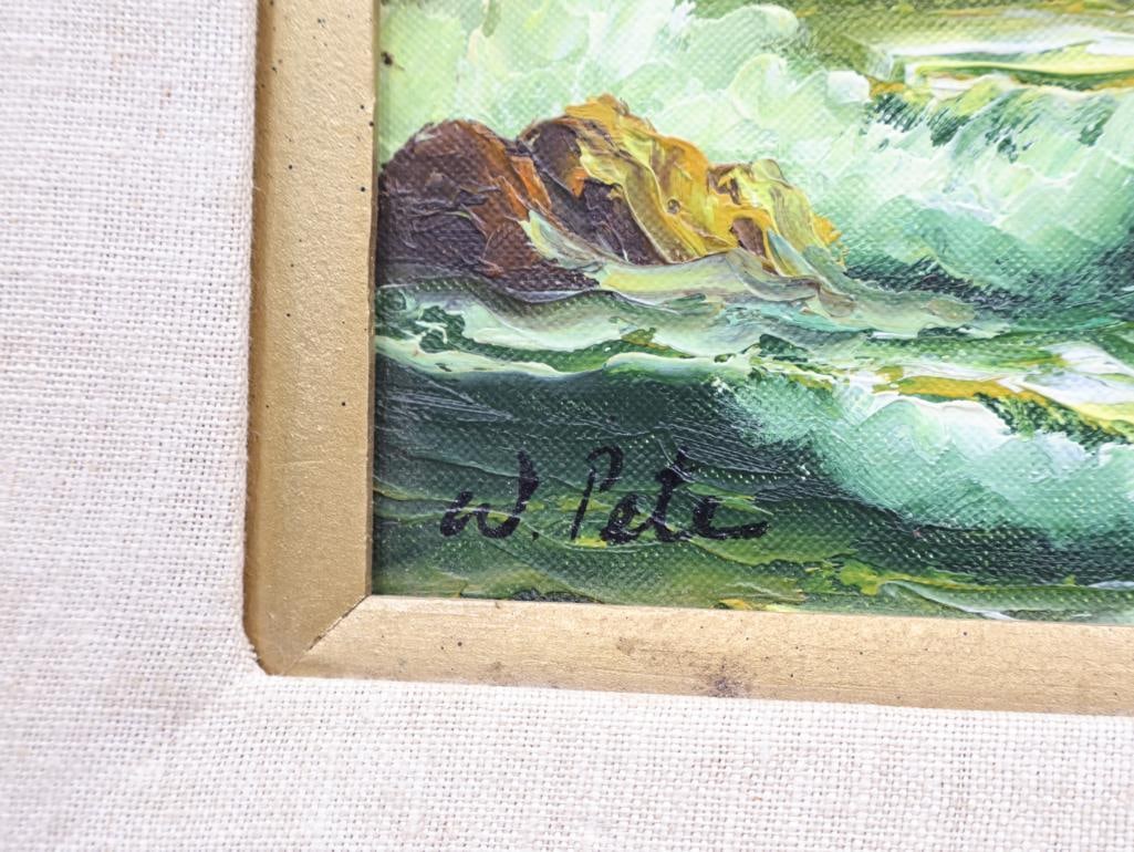 Two Original Seascape Paintings - 10