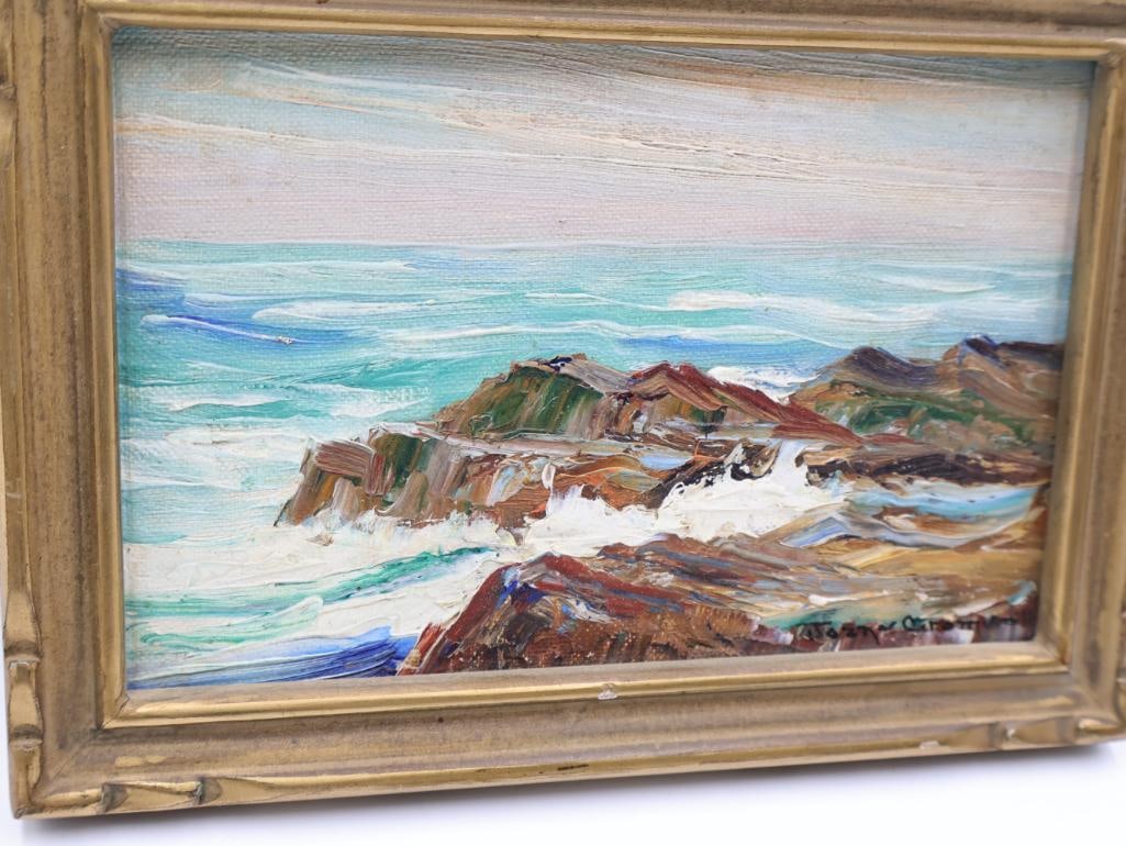Two Original Seascape Paintings - 5