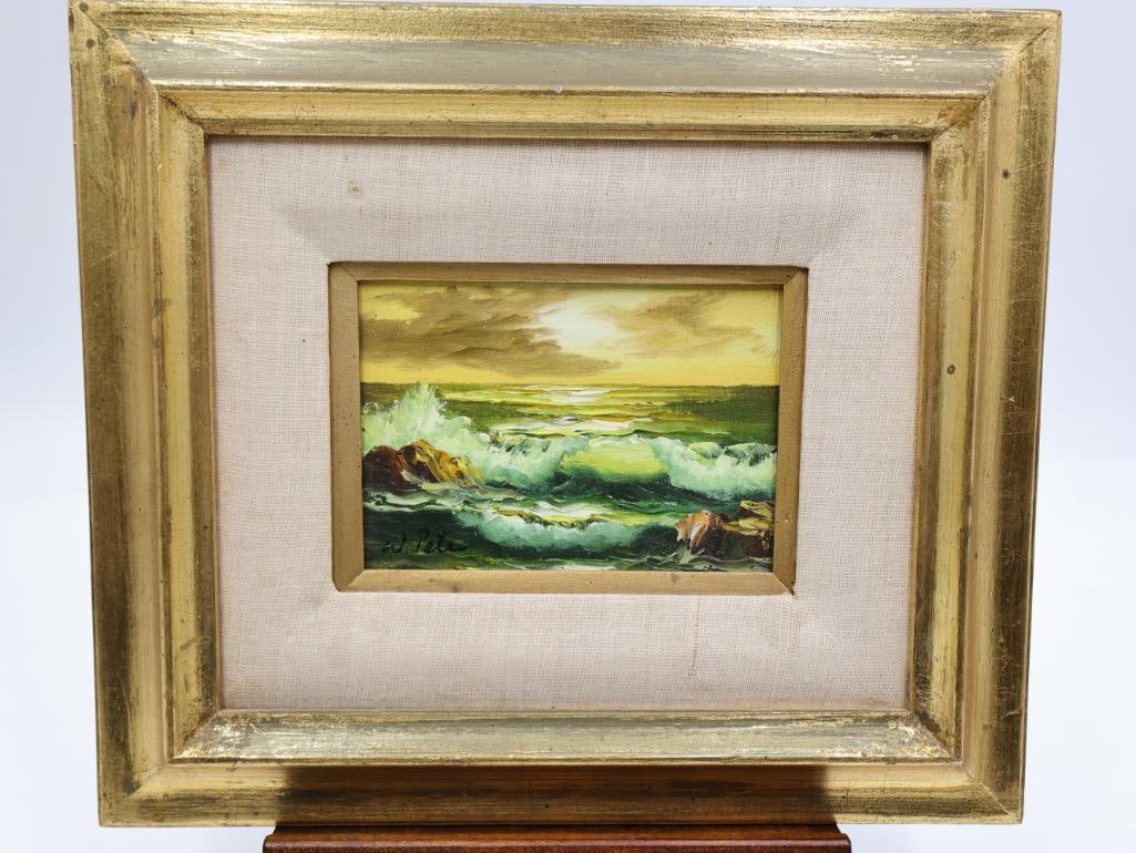 Two Original Seascape Paintings - 8