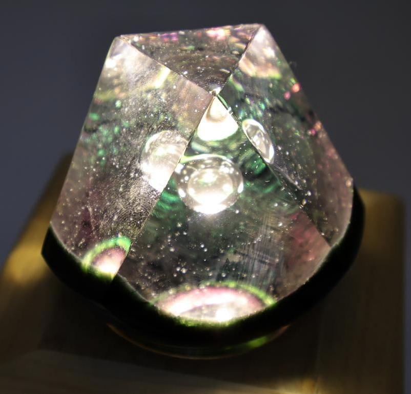 Artisan Glass Paperweight and Perfume Bottle - 7