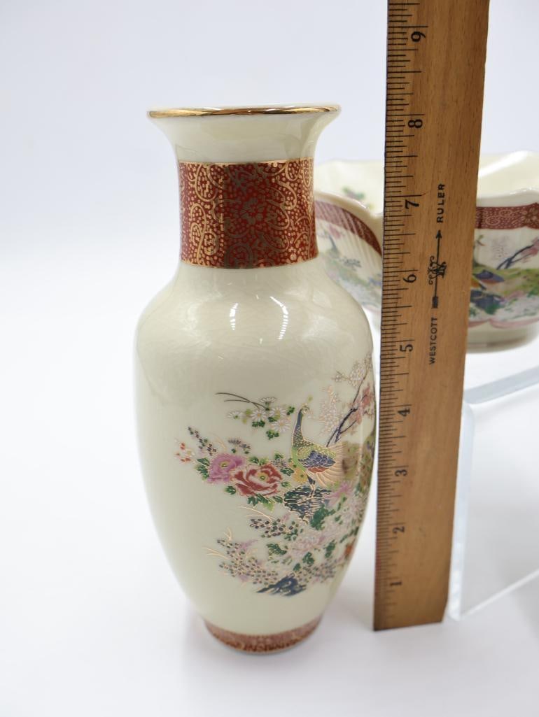 Three Japanese Pottery Pieces - 2