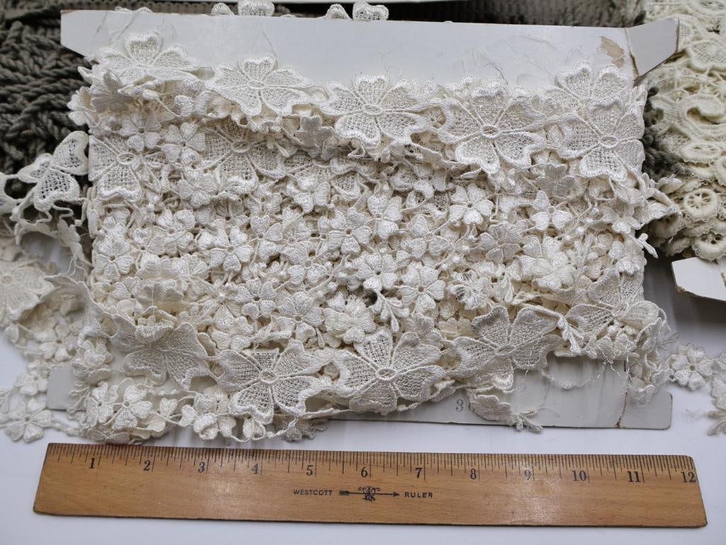 Collection of Vintage Lace and Fringes - 2
