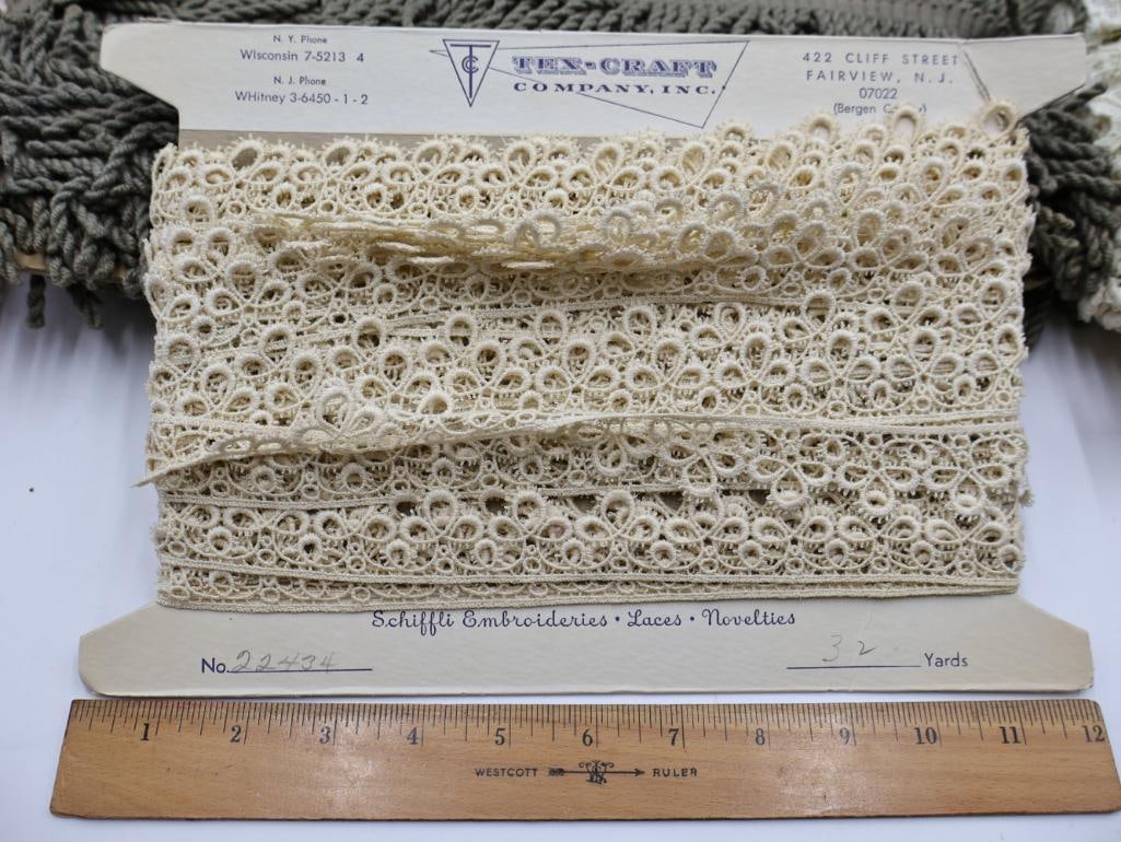 Collection of Vintage Lace and Fringes - 4