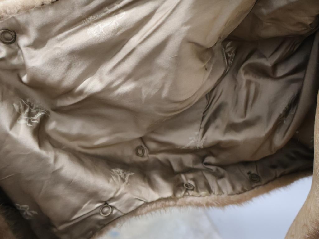 Vintage Mink Fur Wrap Shawl - 6
