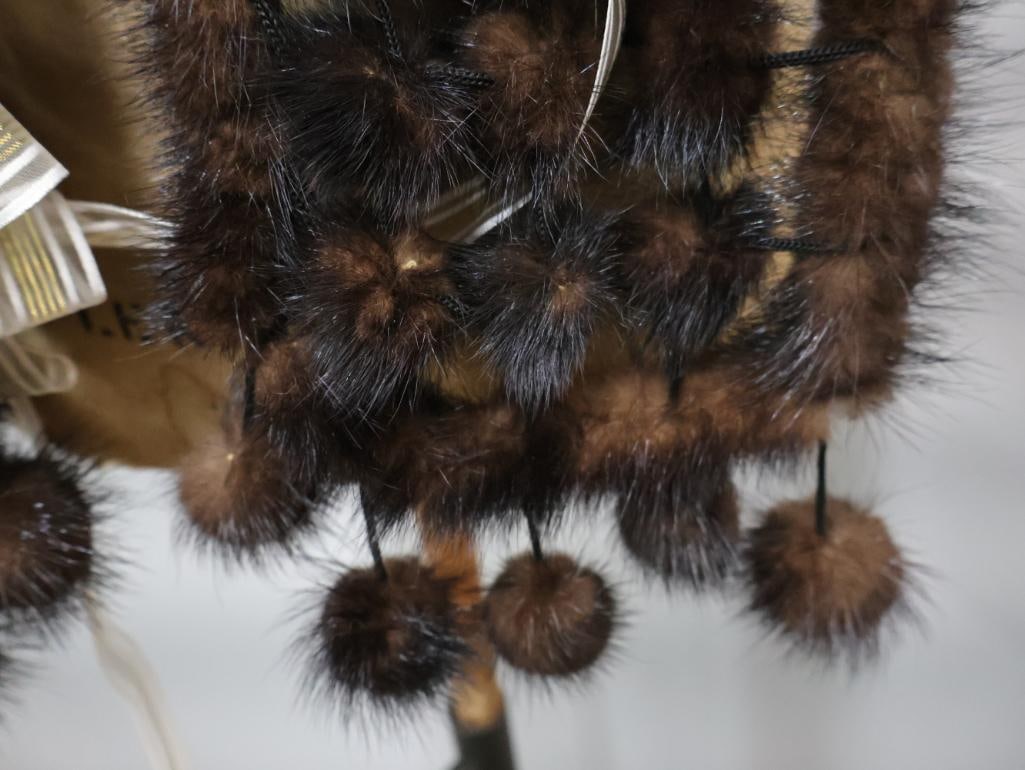 Two Vintage Mink Scarves - 14