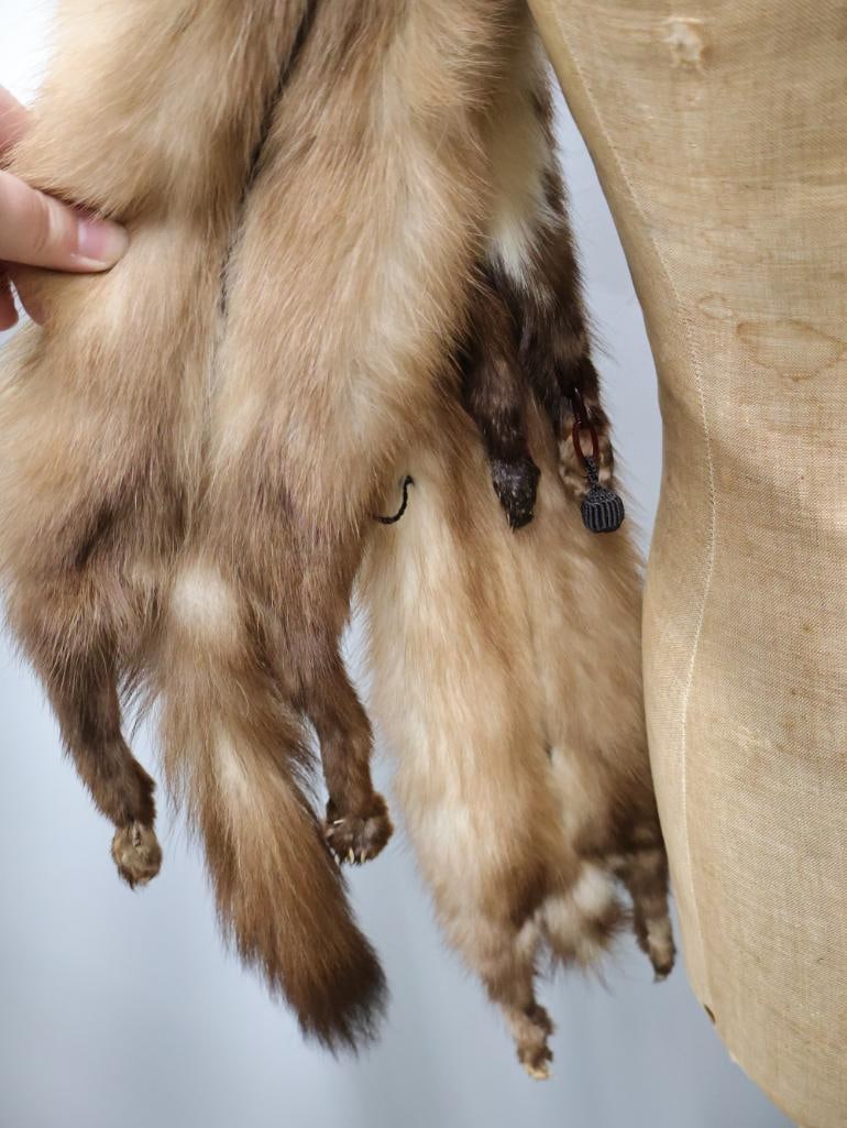 Two Vintage Mink Scarves - 9