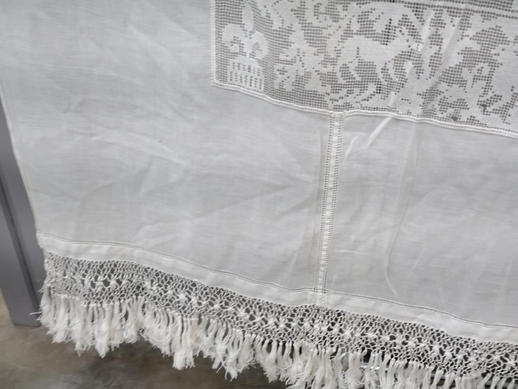 Antique Window Panel, Gloves, and Collection of Tassels - 17