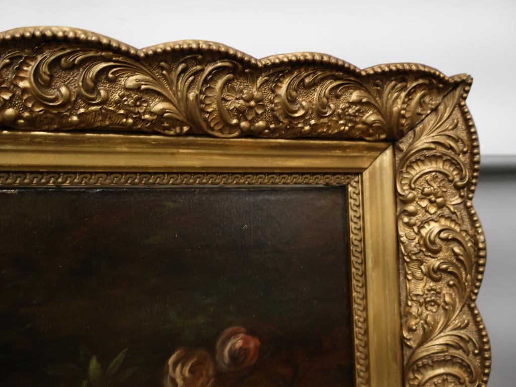 Antique Painting of "Le reveil de l'Amour" (The Awakening of Love) - 6