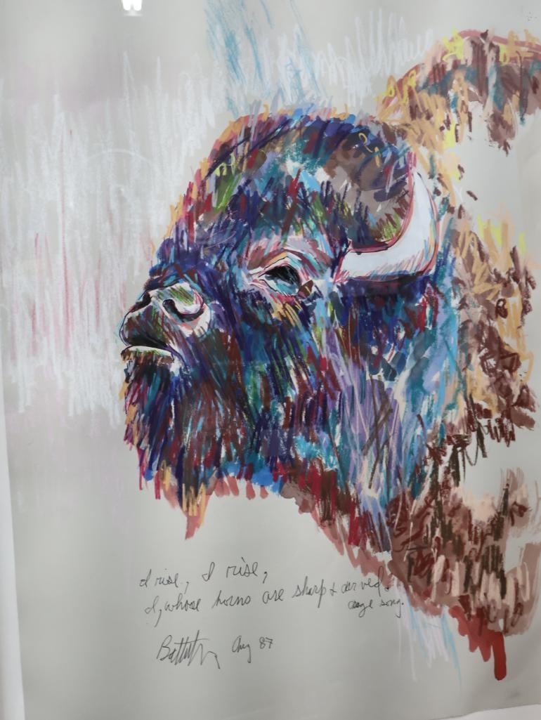 John Nelson Battenberg "The Rising of the Buffalo Men" - 2