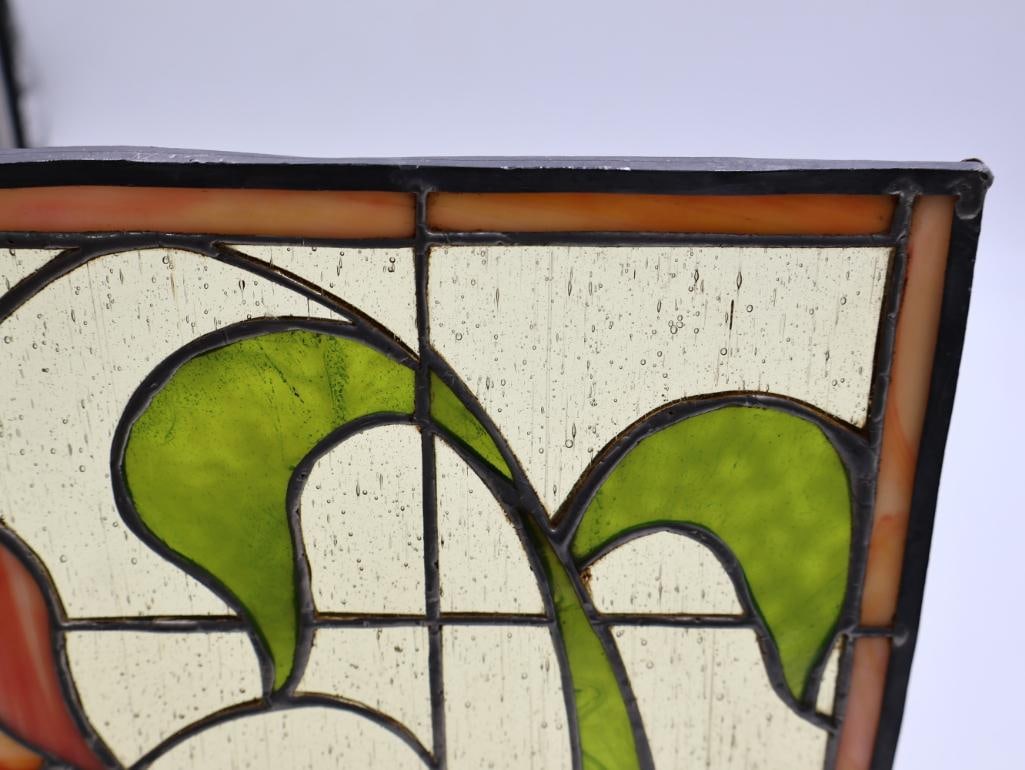 Vintage Tulip Stained Glass - 5